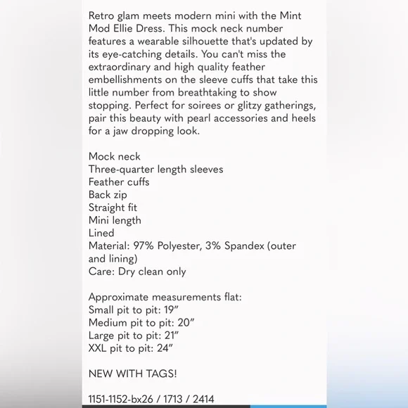 NWT Tuckernuck XXL Mint Feather Mod Ellie Dress - Picture 9 of 9